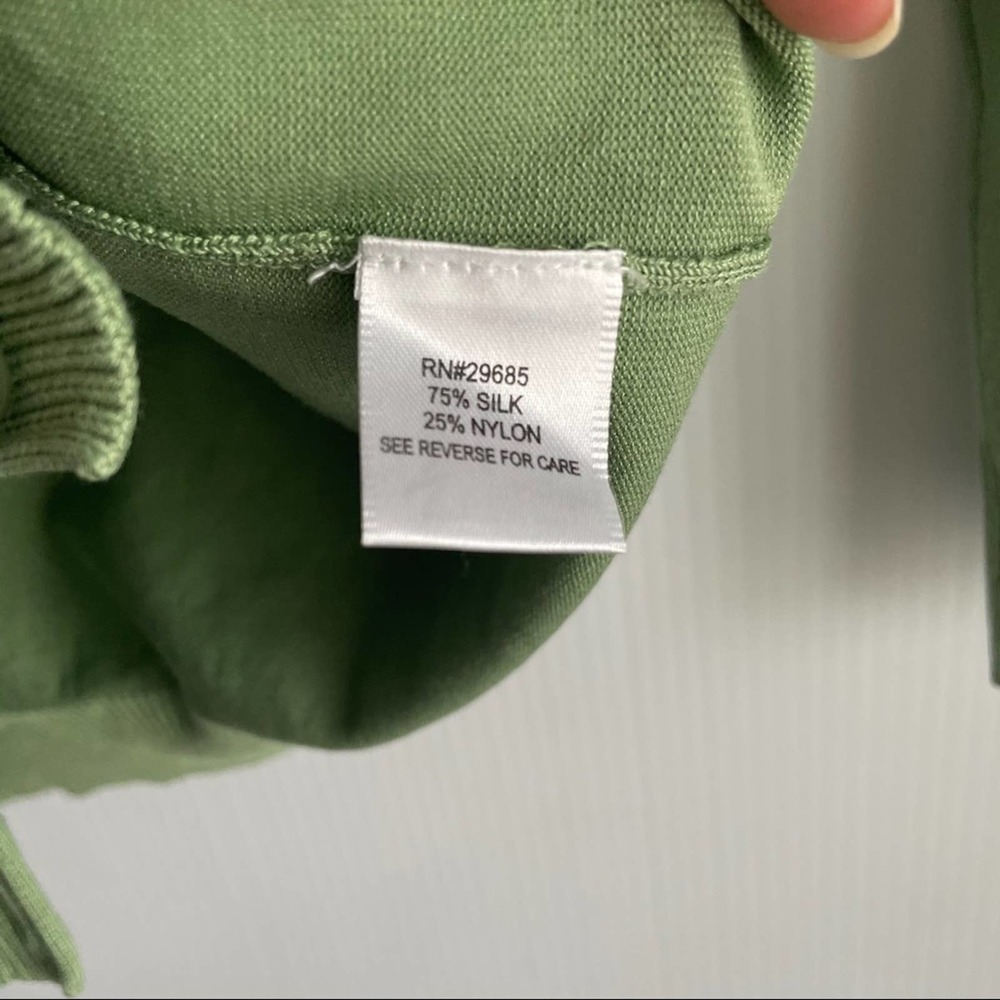 Pendleton Silk Cardigan Button Down Front - image 7